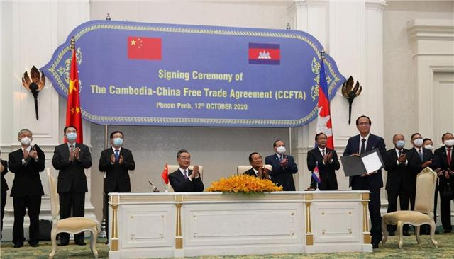 《中柬自貿協定》：中國自貿協定最高締約水平